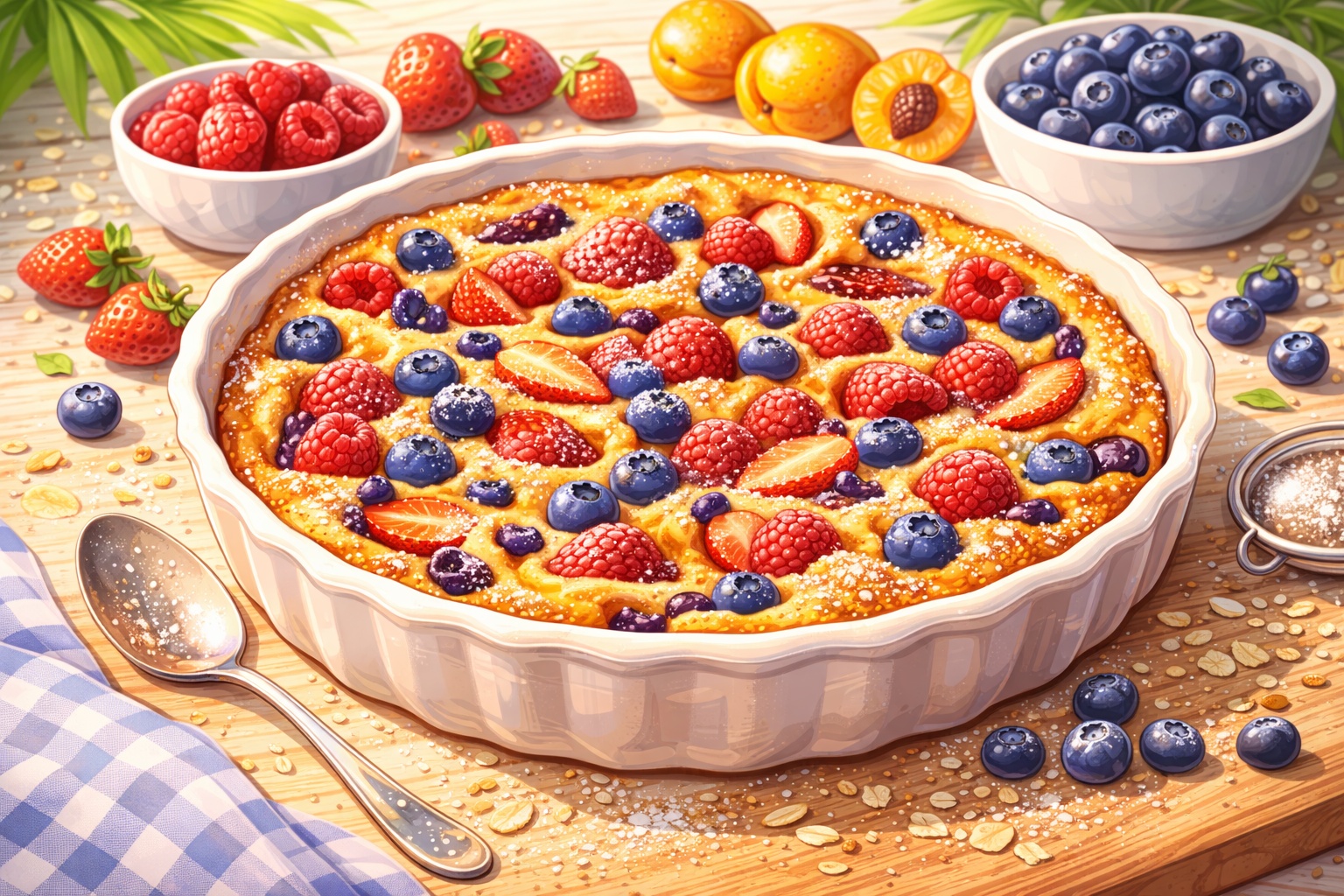 Clafoutis aux fruits de saison light !