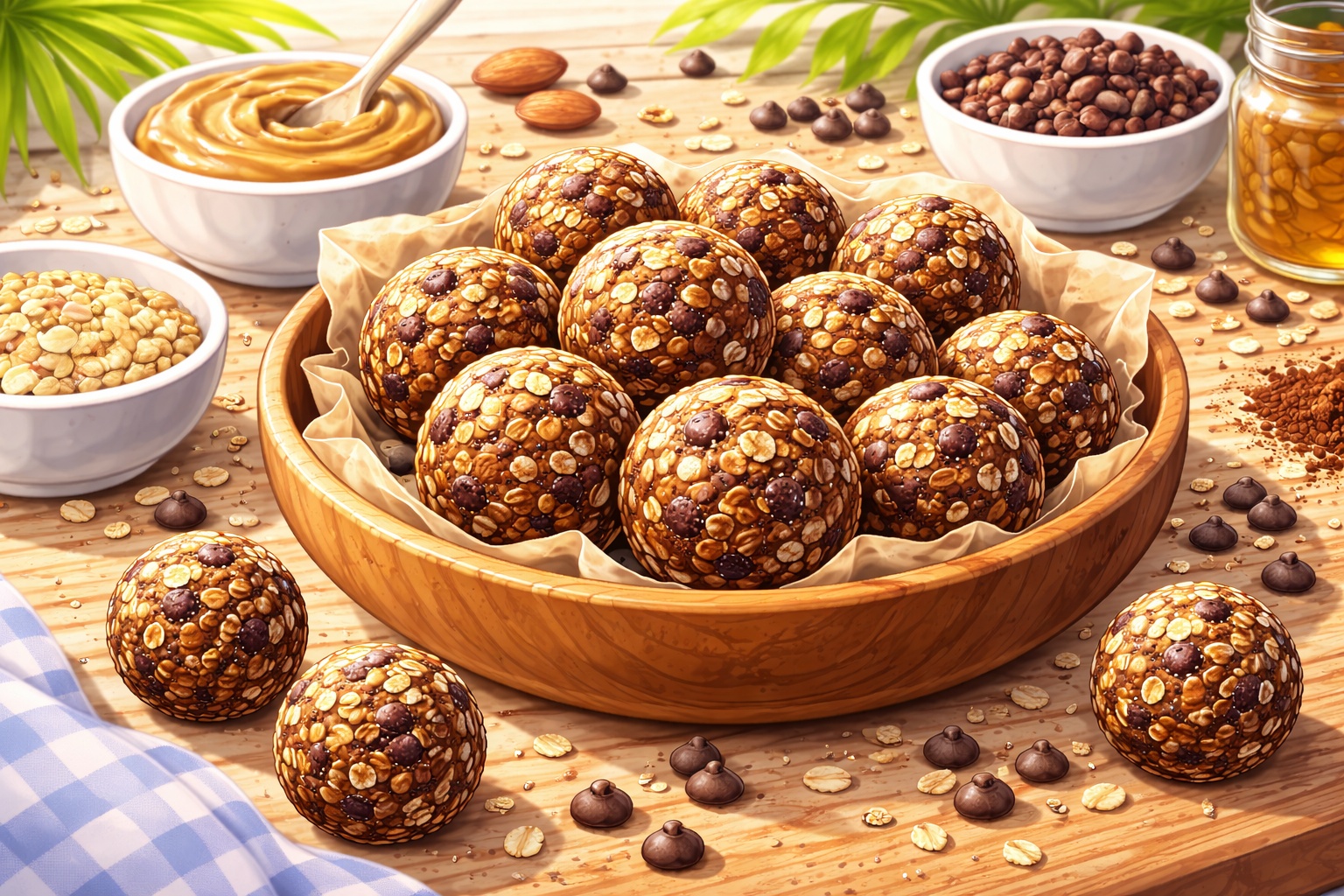 Energy balls choc–flocons d’avoine !