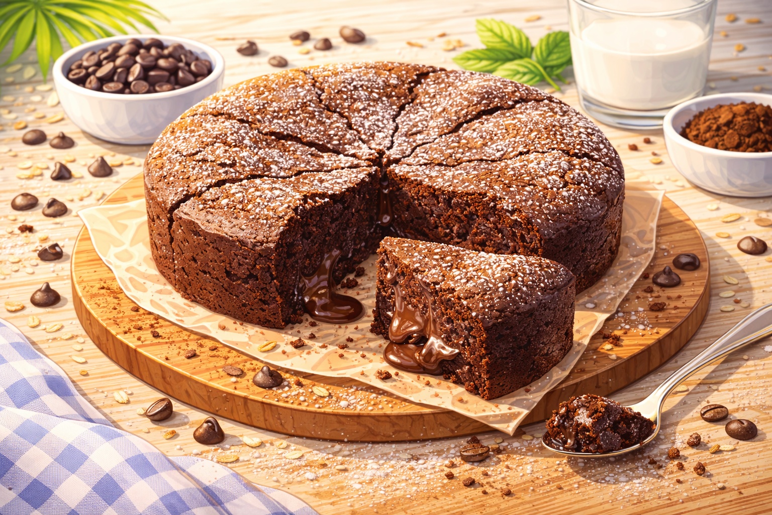 Fondant chocolat léger (0 beurre) !