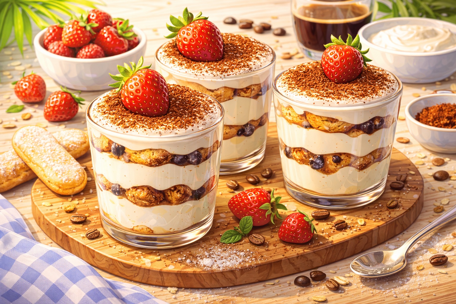 Tiramisu revisité au yaourt grec !